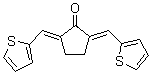 structure of CAS# 176957-55-4, (2E,5E)-2,5-Bis(2-thienylmethylene)cyclopentanone