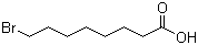 structure of CAS# 17696-11-6, 8-Bromooctanoic acid;8-Bromocaprylic acid