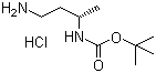 structure of CAS# 176982-57-3, (S)-3-Boc-aminobutylamine hydrochloride