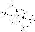结构式 CAS# 177099-51-3, (T-4)-双[N,N'-1,2-乙二亚基双[2-甲基-2-丙胺]]钴