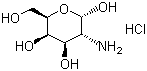 D(+)-Galactosamine hydrochloride molecular structure (CAS 1772-03-8)