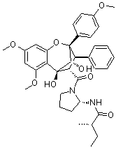 Aglaine B molecular structure (CAS 177262-32-7)