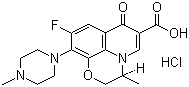 Levofloxacin hydrochloride molecular structure (CAS 177325-13-2)