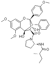 Aglaine C molecular structure (CAS 177468-85-8)