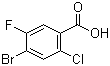 4-Bromo-2-chloro-5-fluorobenzoic acid molecular structure (CAS 177480-81-8)