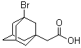 3-Bromo-1-adamantaneacetic acid molecular structure (CAS 17768-34-2)