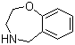 2,3,4,5-四氢苯并[f][1,4]氧氮杂卓分子结构 (CAS 17775-01-8)