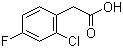 structure of CAS# 177985-32-9, 2-Chloro-4-fluorophenylacetic acid