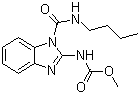 structure of CAS# 17804-35-2, Benomyl;1-(Butylcarbamoyl)-2-benzimidazolecarbamic acid methyl ester