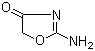 结构式 CAS# 17816-85-2, 2-氨基-4(5H)-恶唑酮