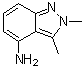 2,3-Dimethyl-2H-indazol-4-amine molecular structure (CAS 1782433-66-2)