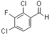 结构式 CAS# 1785621-05-7, 2,4-二氯-3-氟苯甲醛