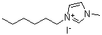 structure of CAS# 178631-05-5, 1-Hexyl-3-methylimidazolium iodide;1-Methyl-3-hexylimidazolium iodide; 3-Hexyl-1-methylimidazolium iodide; N-Methyl-N'-hexylimidazolium iodide