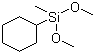 Cyclohexyldimethoxymethylsilane molecular structure (CAS 17865-32-6)