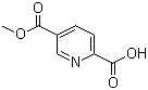 5-(甲氧羰基)-2-吡啶羧酸分子结构 (CAS 17874-79-2)