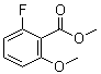 2-Fluoro-6-methoxybenzoic acid methyl ester molecular structure (CAS 178747-79-0)
