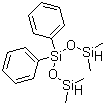 结构式 CAS# 17875-55-7, 1,1,5,5-四甲基-3,3-二苯基三硅氧烷