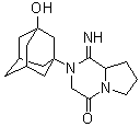 Hexahydro-2-(3-hydroxytricyclo[3.3.1.13,7]dec-1-yl)-1-iminopyrrolo[1,2-a]pyrazin-4(1H)-one molecular structure (CAS 1789703-37-2)