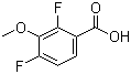 2,4-Difluoro-3-methoxybenzoic acid molecular structure (CAS 178974-97-5)