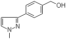 结构式 CAS# 179055-20-0, 4-(1-甲基-1H-吡唑-3-基)苯甲醇
