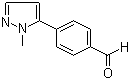 结构式 CAS# 179055-28-8, 4-(1-甲基-1H-吡唑-5-基)苯甲醛
