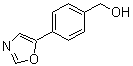 结构式 CAS# 179057-18-2, 4-(5-恶唑基)苯甲醇