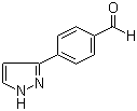 结构式 CAS# 179057-29-5, 4-(1H-吡唑-3-基)苯甲醛