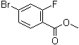 4-Bromo-2-fluorobenzoic acid methyl ester molecular structure (CAS 179232-29-2)