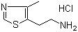 structure of CAS# 17928-09-5, 4-Methyl-5-thiazoleethanamine hydrochloride;5-(2-Aminoethyl)-4-methylthiazole monohydrochloride
