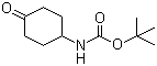 structure of CAS# 179321-49-4, 4-N-Boc-aminocyclohexanone;(4-Oxocyclohexyl)carbamic acid tert-butyl ester