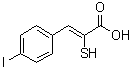 结构式 CAS# 179528-45-1, (2Z)-3-(4-碘苯基)-2-巯基-2-丙烯酸