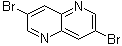 结构式 CAS# 17965-72-9, 3,7-二溴-1,5-萘啶