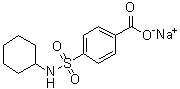 4-[(Cyclohexylamino)sulfonyl]benzoic acid sodium salt (1:1) molecular structure (CAS 1796596-46-7)