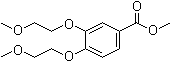 结构式 CAS# 179688-14-3, 3,4-二(2-甲氧基乙氧基)苯甲酸甲酯