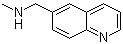 N-Methyl-1-(6-quinolinyl)methanamine molecular structure (CAS 179873-36-0)