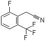 structure of CAS# 179946-34-0, 2-Fluoro-6-(trifluoromethyl)phenylacetonitrile;2-Fluoro-6-trifluoromethylbenzyl cyanide