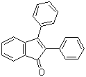 2,3-Diphenyl-1H-inden-1-one molecular structure (CAS 1801-42-9)