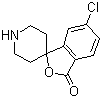 structure of CAS# 180160-40-1, 6-Chlorospiro[isobenzofuran-1(3H),4'-piperidin]-3-one