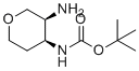 结构式 CAS# 1802334-66-2, 叔-丁基N-[(3S,4S)-3-氨基四氢吡喃-4-基]氨基甲酸酯