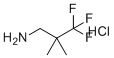 3,3,3-Trifluoro-2,2-dimethylpropan-1-amine hydrochloride molecular structure (CAS 1803606-63-4)