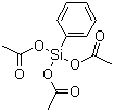 结构式 CAS# 18042-54-1, 苯基三乙酰氧基硅烷