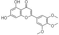 5,7-Dihydroxy-3',4',5'-trimethoxyflavone molecular structure (CAS 18103-42-9)