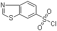 1,3-Benzothiazole-6-sulfonyl chloride molecular structure (CAS 181124-40-3)