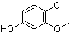 4-Chloro-3-methoxyphenol molecular structure (CAS 18113-07-0)