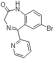 Bromazepam molecular structure (CAS 1812-30-2)