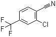 structure of CAS# 1813-33-8, 2-Chloro-4-(trifluoromethyl)benzonitrile;3-Chloro-4-cyanobenzotrifluoride