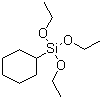 环己基三乙氧基硅烷分子结构 (CAS 18151-84-3)