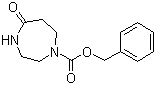结构式 CAS# 18158-16-2, 1-Cbz-[1,4]二氮杂庚烷-5-酮; 5-氧代-[1,4]二氮杂庚烷-1-甲酸苄酯