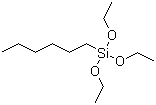 结构式 CAS# 18166-37-5, 正己基三乙氧基硅烷