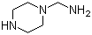 Piperazine-1-methylamine molecular structure (CAS 18190-85-7)